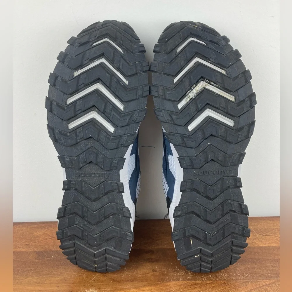 Saucony Grid Raptor TR 2 Running Shoes Gray Navy Blue S25427-5 Men's Size 11.5. - Picture 9 of 11